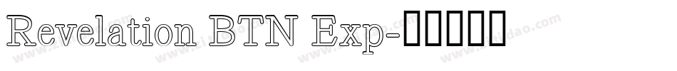 Revelation BTN Exp字体转换